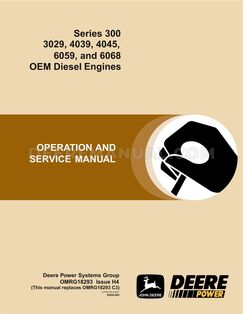 3029 Engine Operation and Service Manual